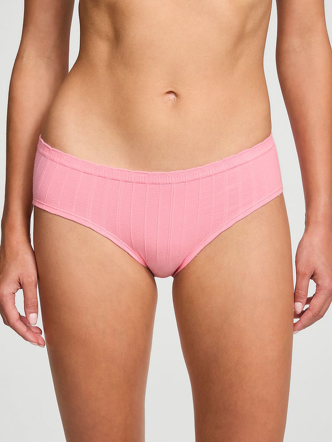 vs Victoria's Secret Stretch Cotton Rib Hiphugger Panty 1 of 3 