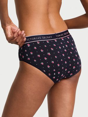 Logo Cotton Hiphugger Panty