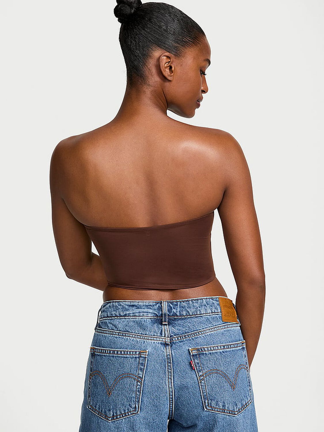 vs Victoria's Secret BODYWEAR by Victoria's Secret with FeatherSoft� Innovation Tube Top Ganache 2 of 3 