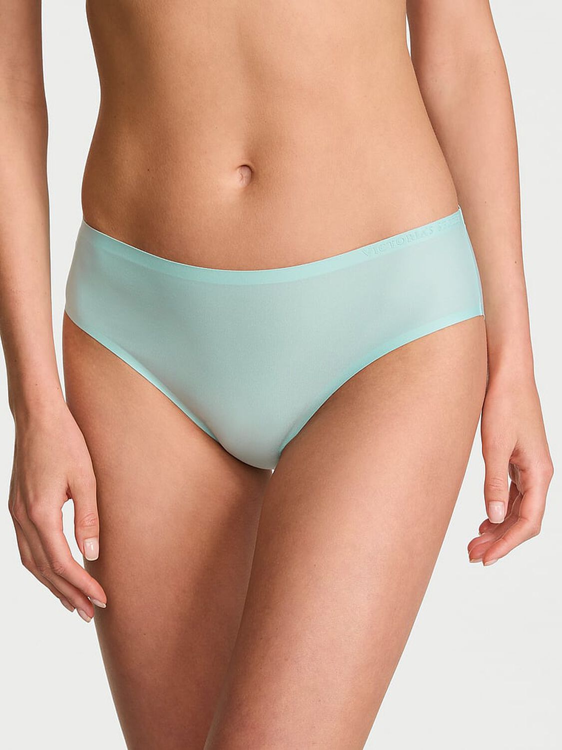 vs Body By Victoria Body by Victoria Flex Mid-Rise Bikini Panty Canal Blue 1 of 3 
