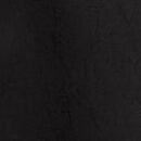 Glazed Satin Short-Sleeve Long Pajama Set, Black, swatch