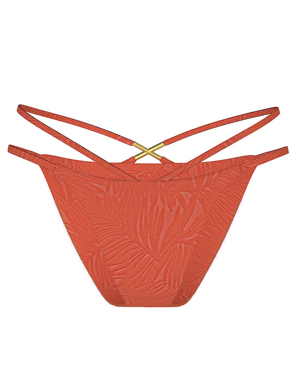 vs Victoria's Secret Swim Archives Sexy Cut-Out Strappy Push-Up Bikini Top Desert Cactus 3 of 4 