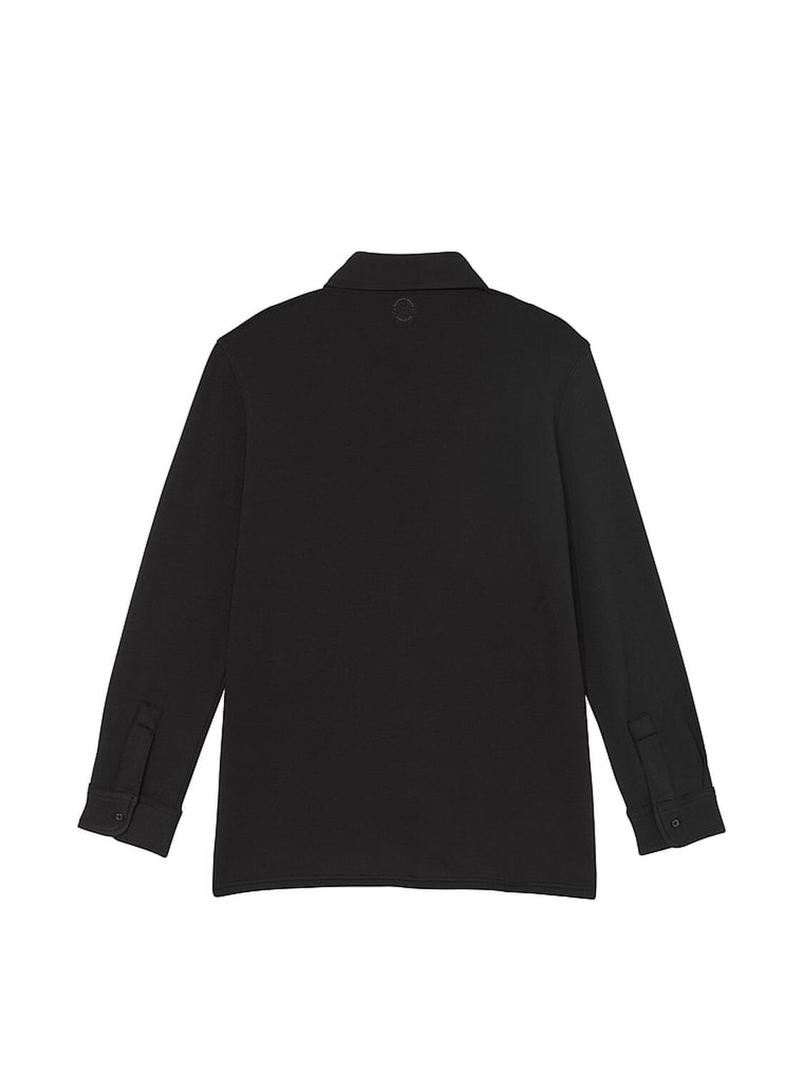 vs Victoria's Secret Brushed Modal Fleece Oversized Shirt Black 4 of 5 