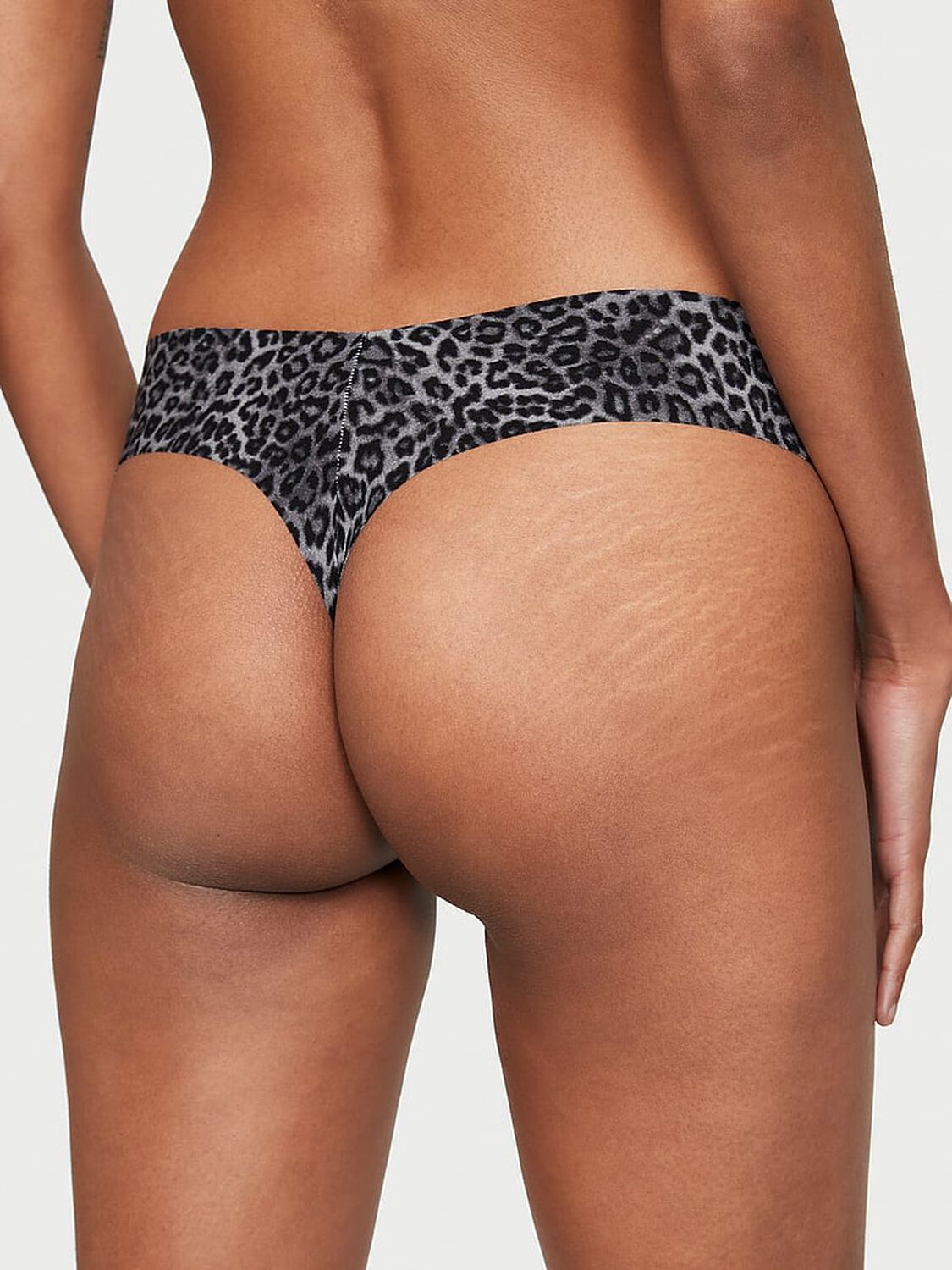 vs No-Show No-Show Thong Panty Black Leopard 2 of 3 