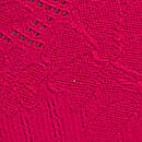 Seamless Floral Rib Hiphugger Panty, Vibrant Fuchsia, swatch