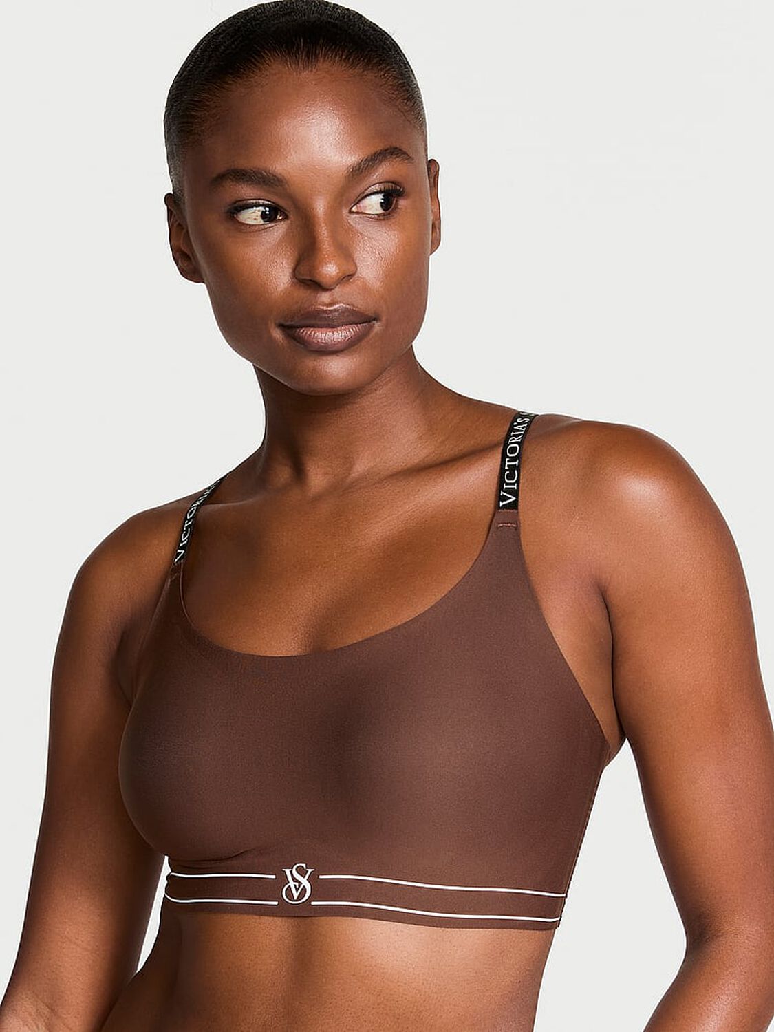 vs The T-Shirt Lightly Lined Comfort Bra Ganache 1 of 3 
