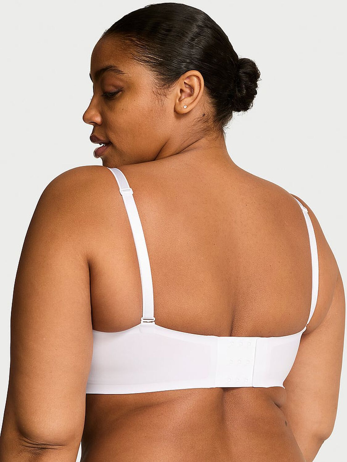 vs Victoria's Secret Bare Invisible by Victoria's Secret Perfect Comfort Wireless Push-Up Strapless Bra Vs White 2 of 3 