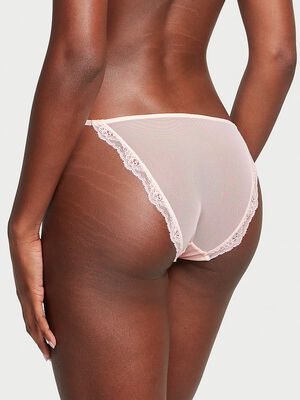 Rosebud Embroidery String Bikini Panty