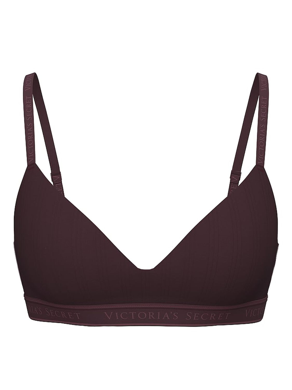 vs The T-Shirt Ultra-Fine Modal Lightly Lined Wireless Bra Winter Wine 1 of 2 