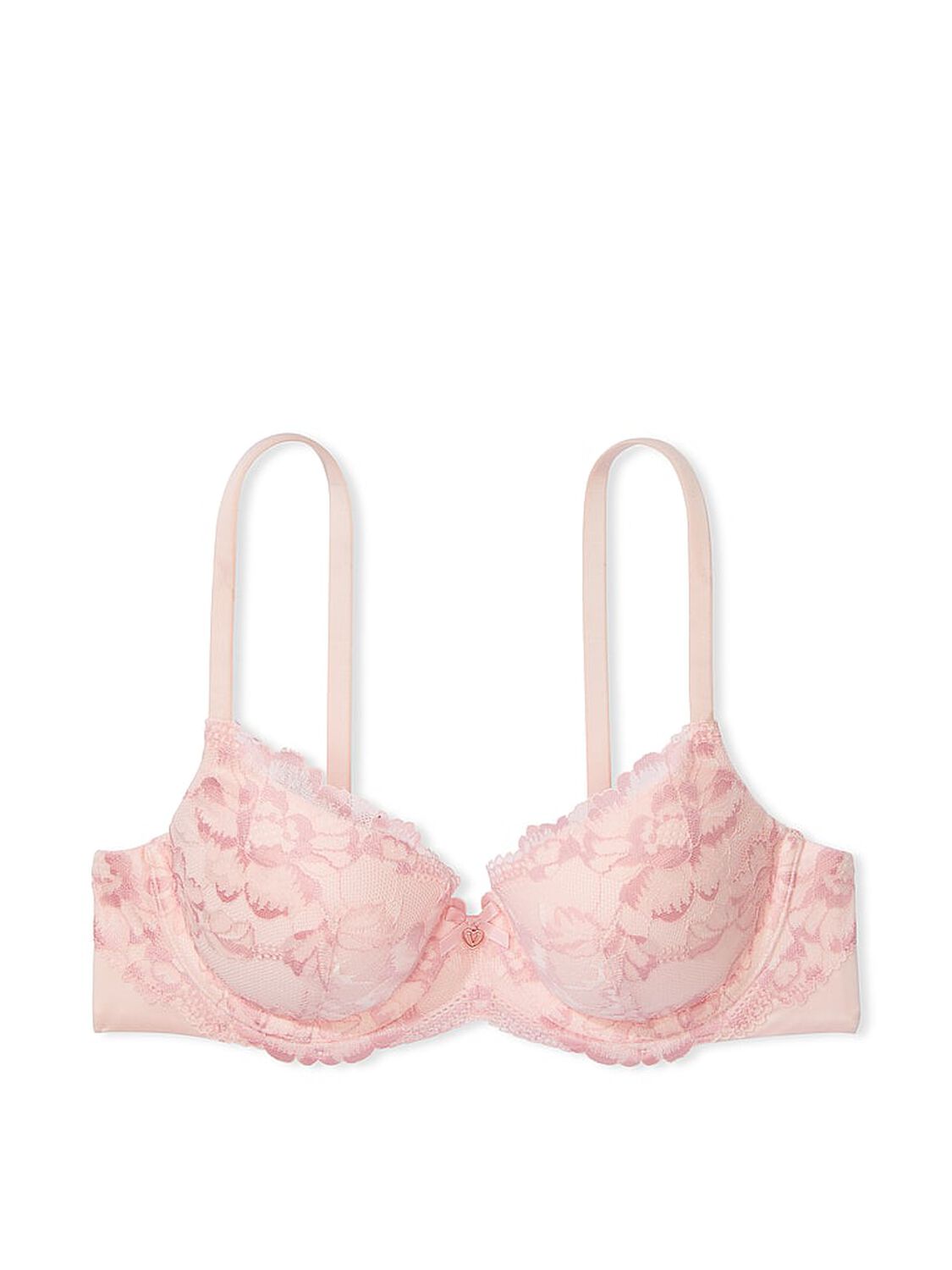 vs Body By Victoria Lightly Lined Lace-Cup Demi Bra 3 of 4 