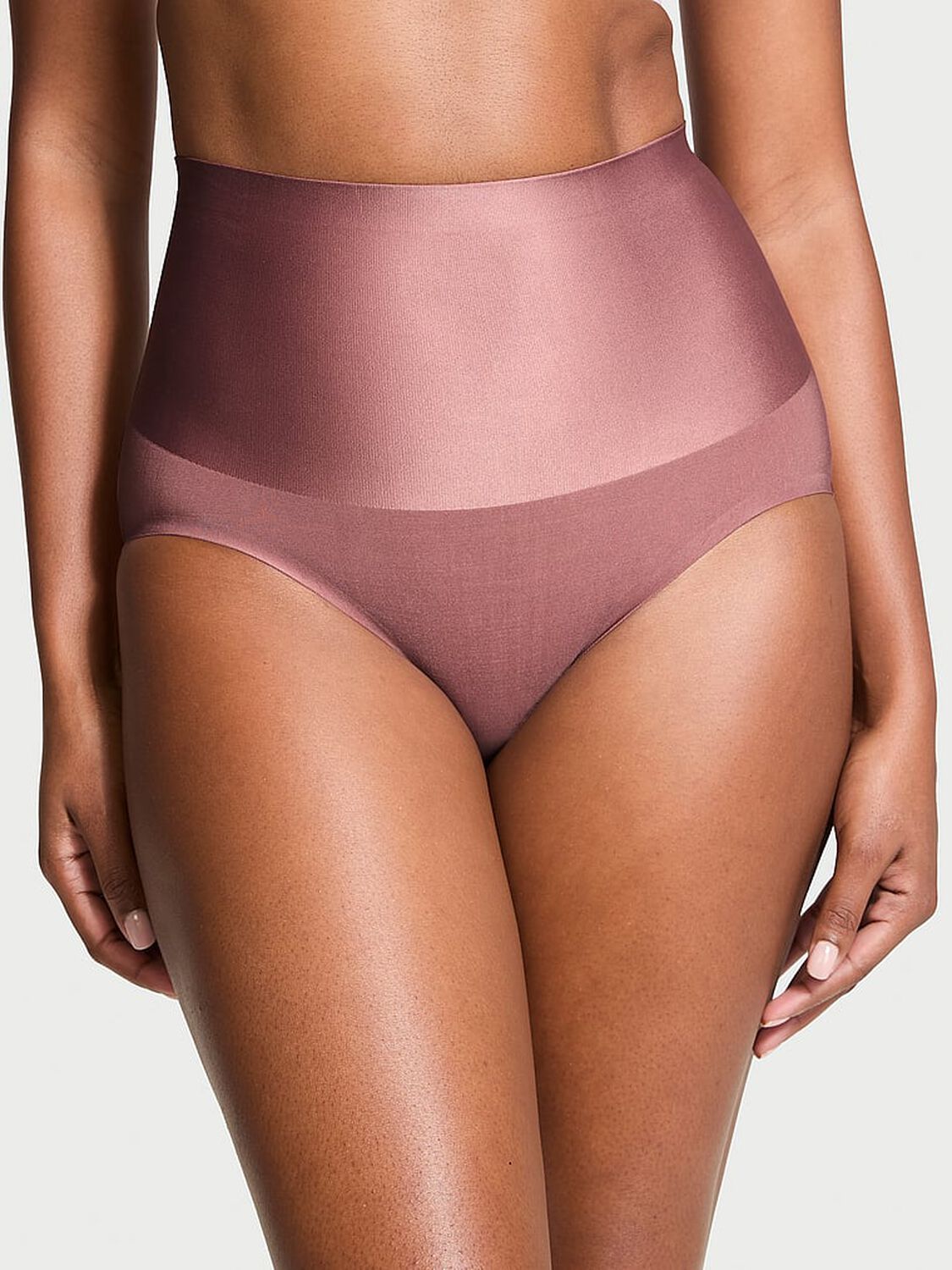 vs Body By Victoria Smoothing Shimmer Brief Panty Vintage Rose 1 of 3 