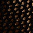 Beachwear Crochet Long-Sleeve Mini Dress, Pure Black, swatch