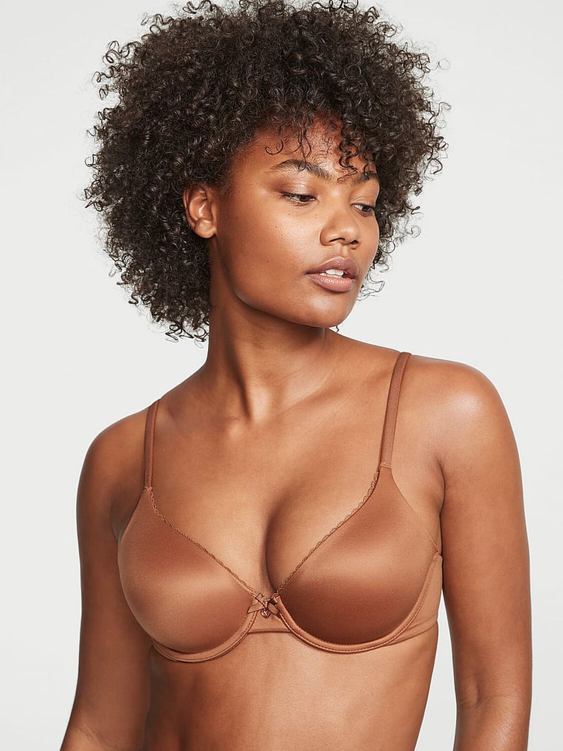 vs Body By Victoria Lightly Lined Full-Coverage Smooth Bra Caramel 1 of 4 