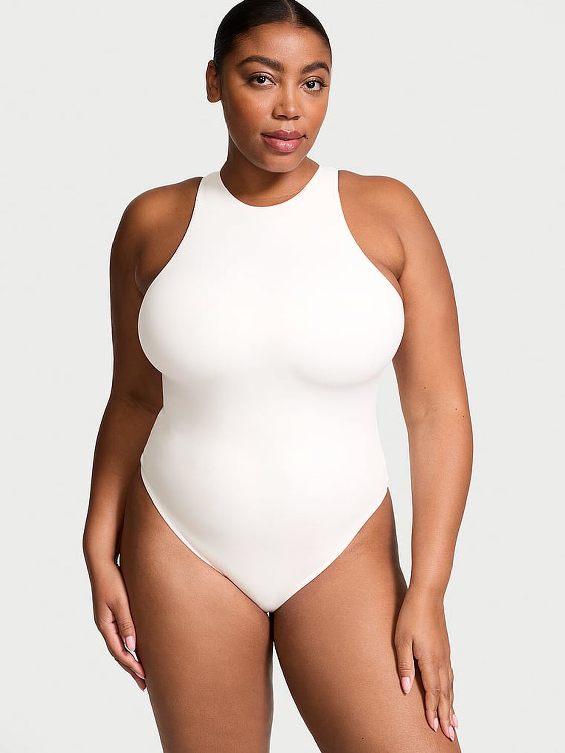 vs Victoria's Secret BODYWEAR by Victoria's Secret with FeatherSoft™ Innovation Tank Bodysuit 1 of 3 