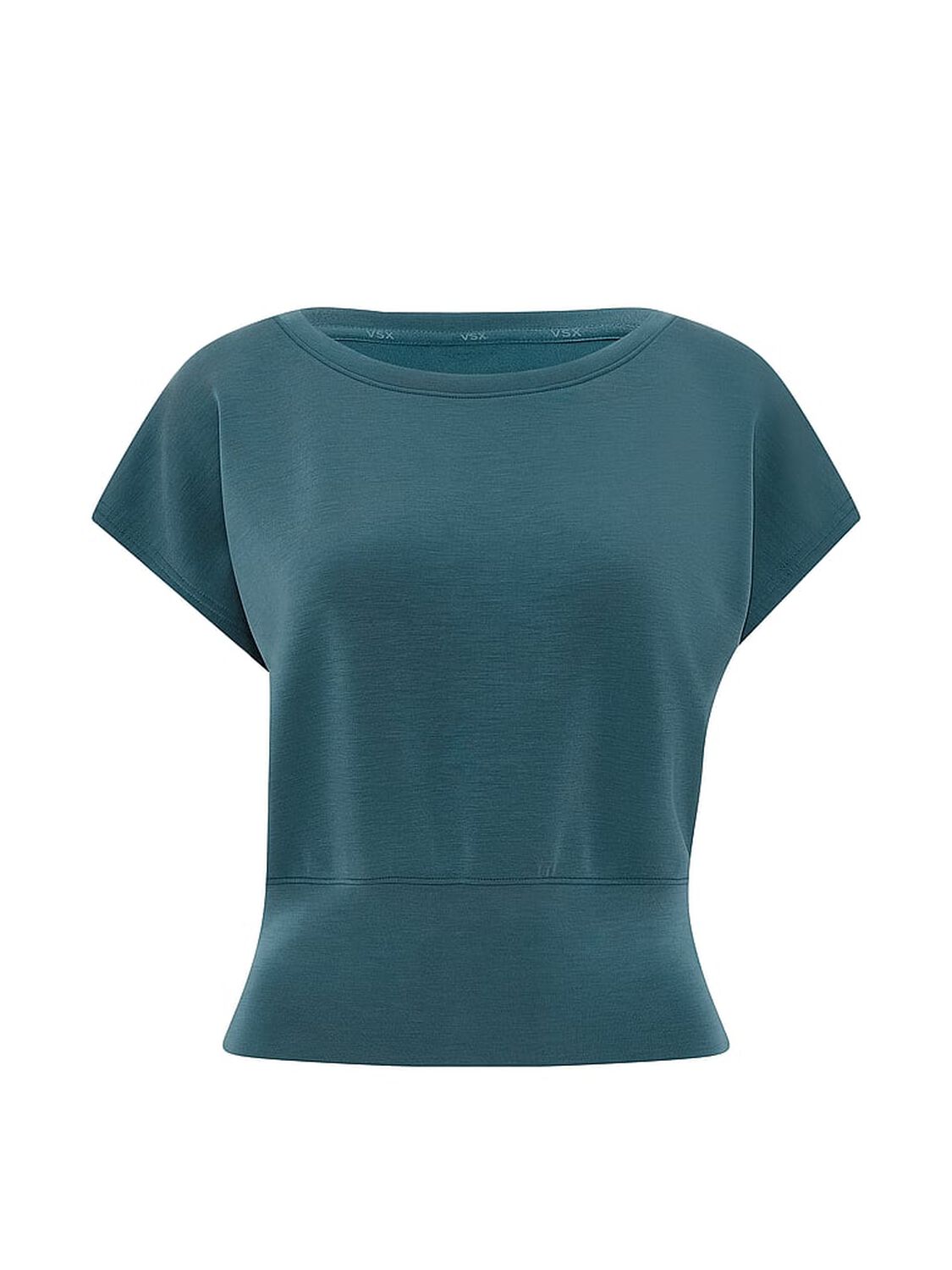 vs Vsx Featherweight Knit Short-Sleeve Top Teal Haze 3 of 3 