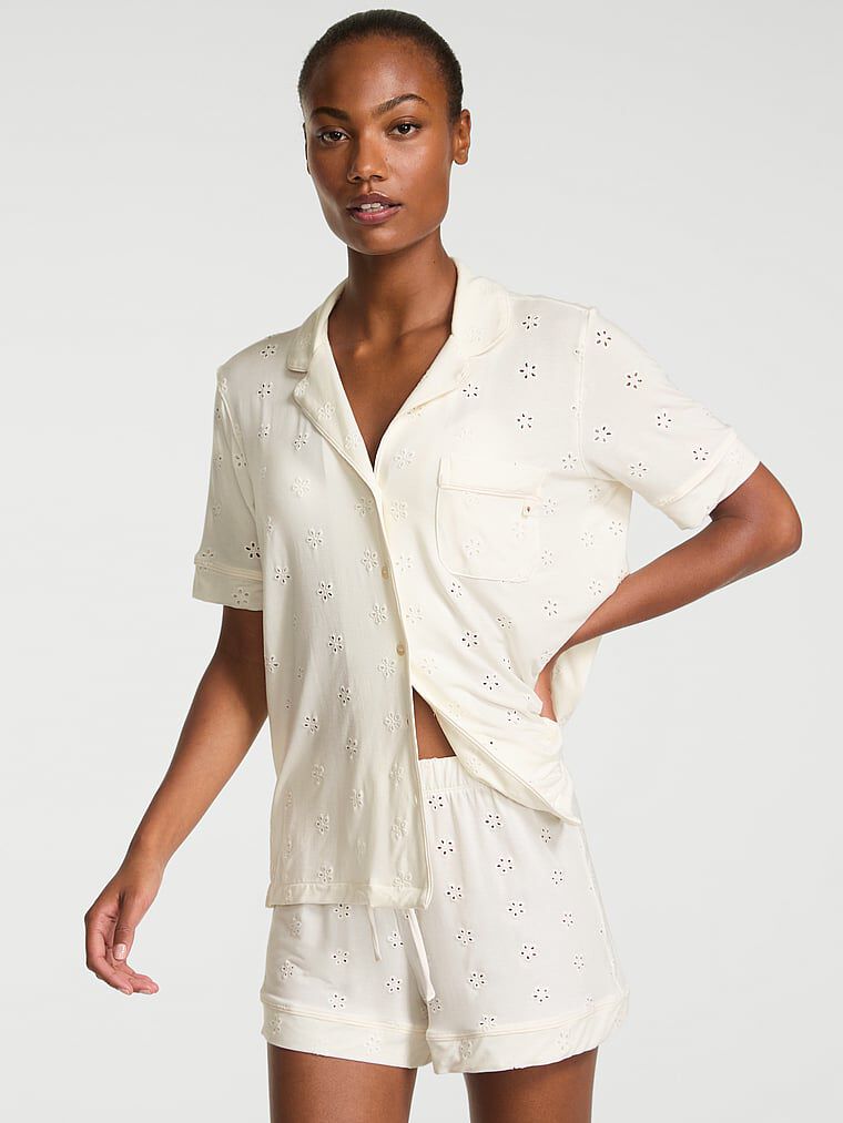 Glazed Satin Short Pajama Set | Victoria's Secret Australia