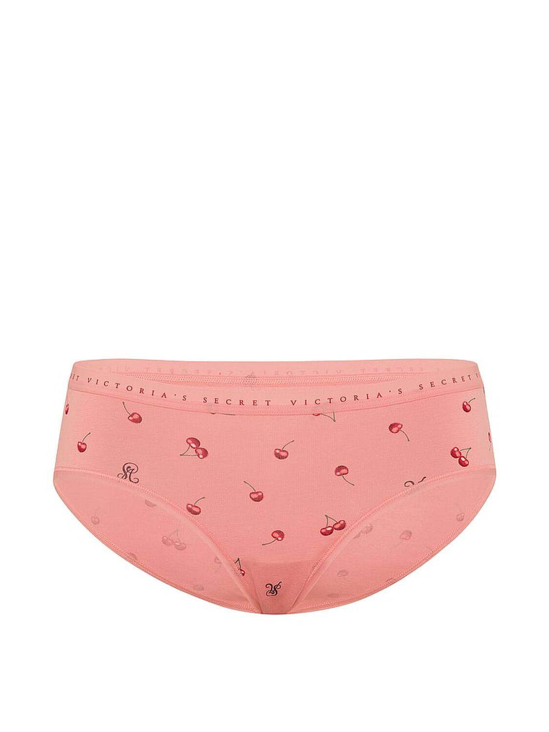 vs Victoria's Secret Stretch Cotton Hiphugger Panty Bloom Pink Cherries 3 of 3 