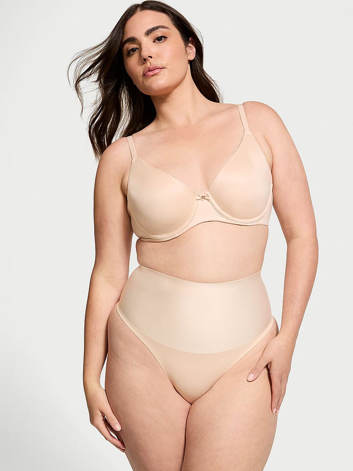 vs Body By Victoria Smoothing Shimmer Thong Panty Marzipan 4 of 4 