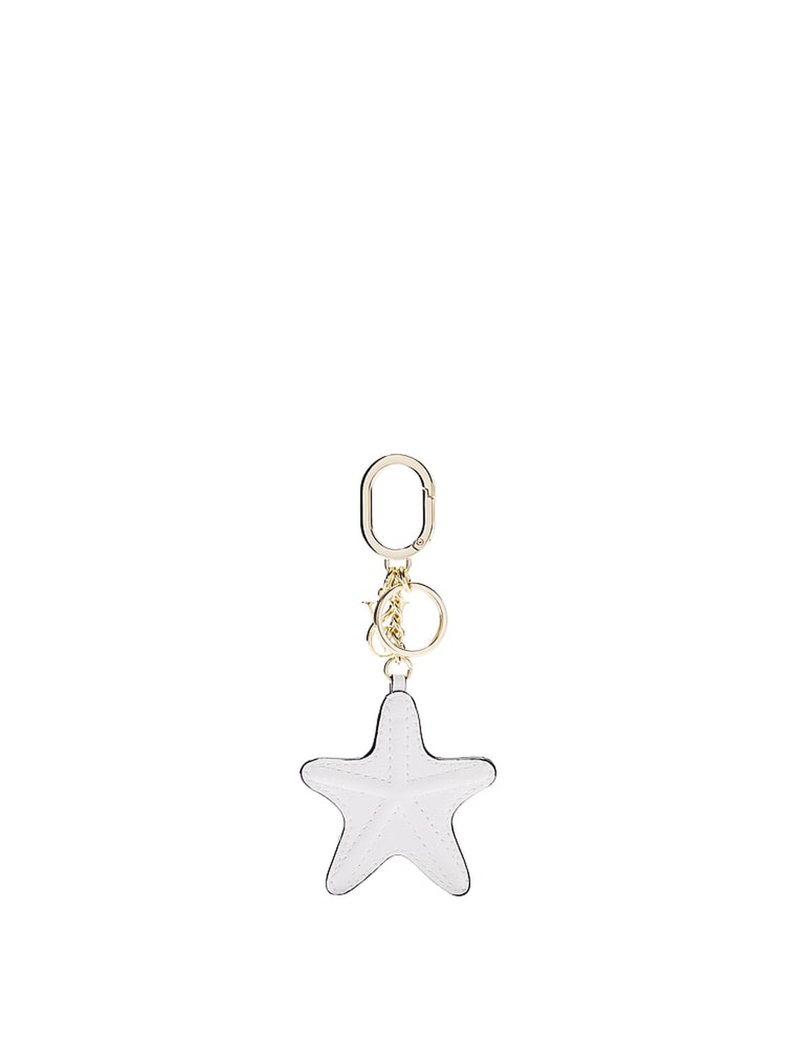 vs Victoria's Secret Starfish Bag Charm Keychain White Starfish 2 of 2 