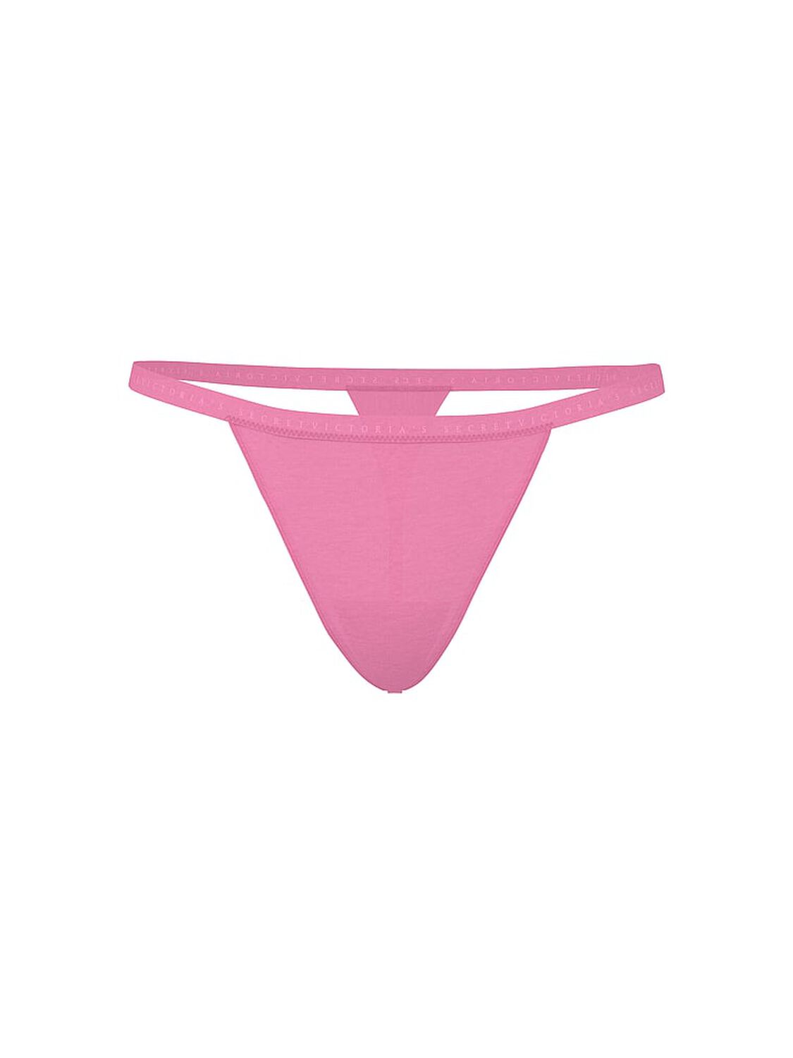 vs Victoria's Secret Stretch Cotton V-String Panty Pink Sugar 3 of 3 