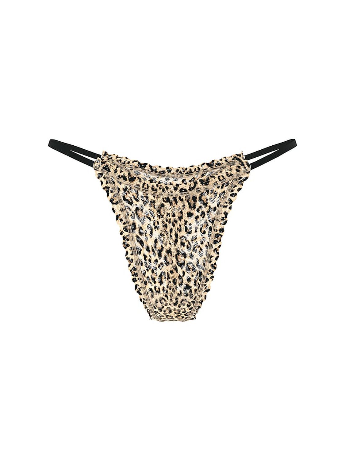 vs The Lacie Blossom Lace String Thong Panty Natural Leopard 3 of 3 