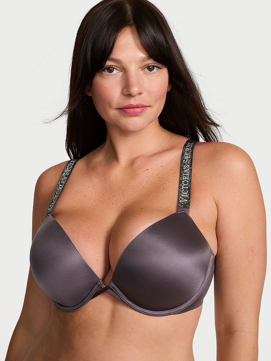 vs Very Sexy Logo Shine Strap Push-Up Bra Tornado 1 of 3 