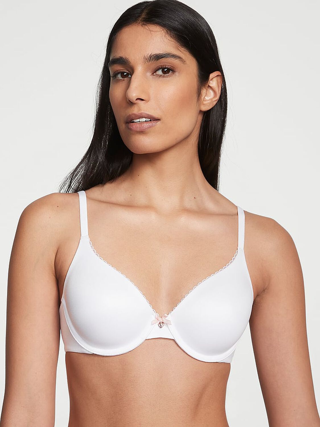 vs Body By Victoria Lightly Lined Full-Coverage Smooth Bra White 1 of 3 