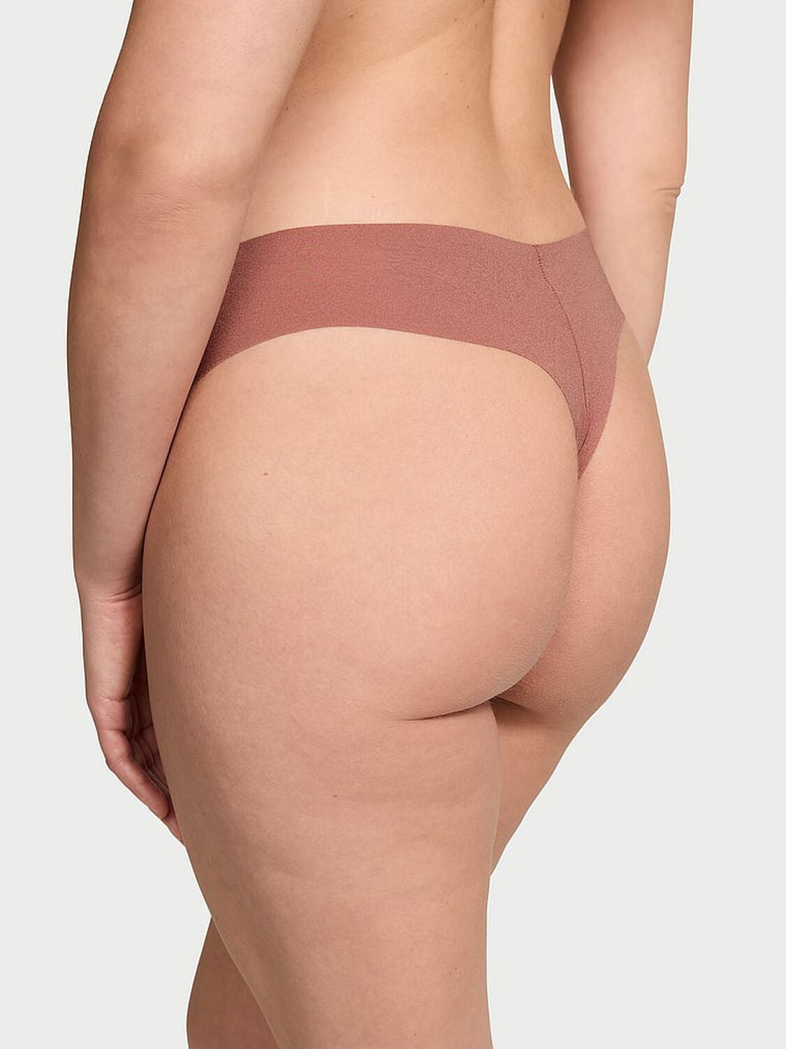 vs No-Show No-Show Thong Panty Vintage Rose Logo Script 2 of 3 