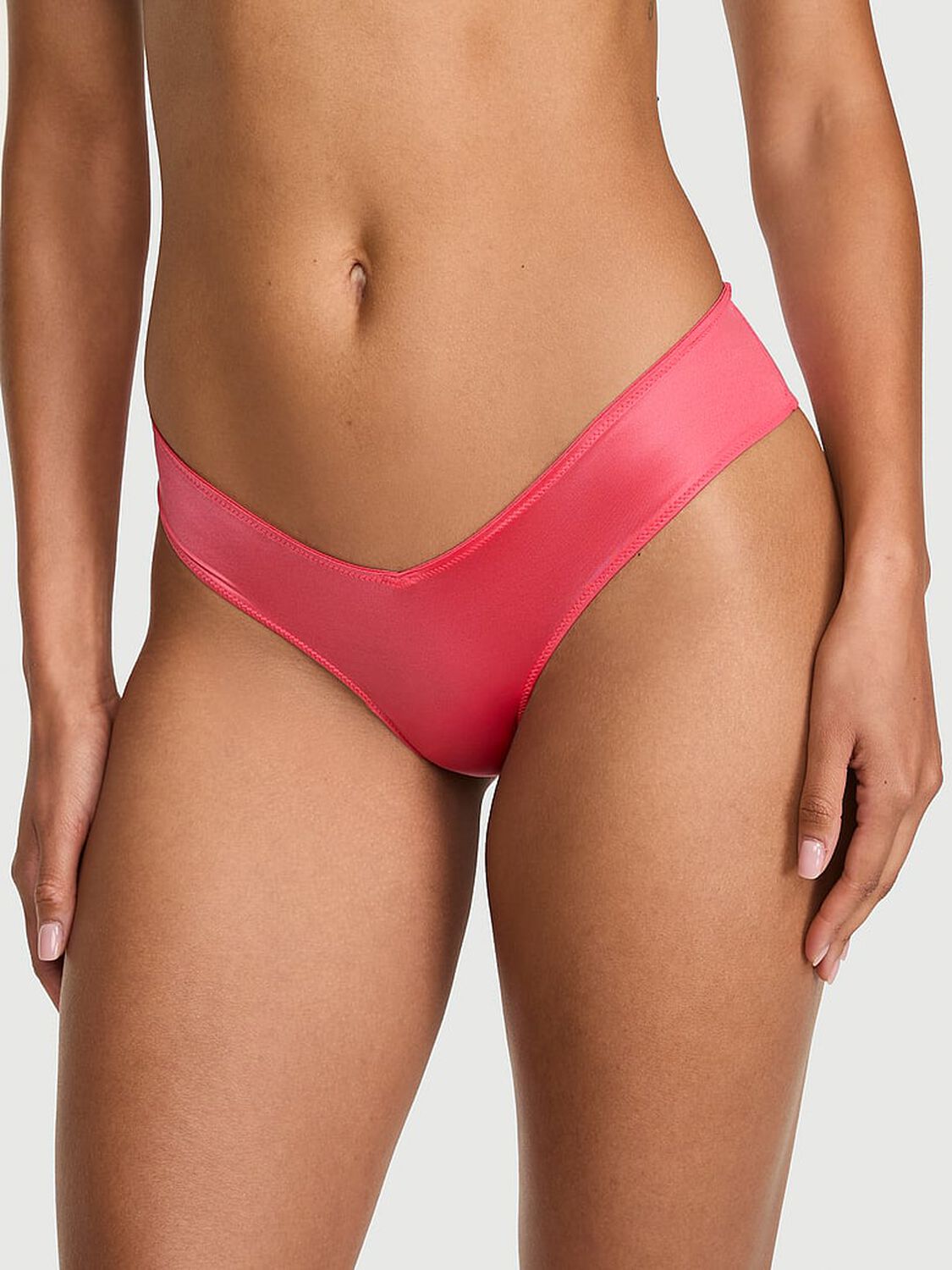 vs Very Sexy Strappy-Back High-Leg Cheeky Panty Wild Watermelon 1 of 3 