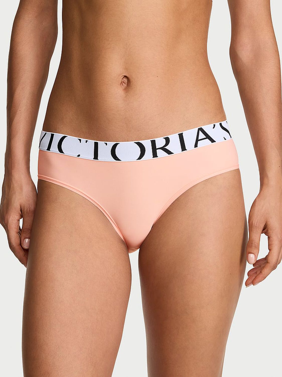 vs Cotton Cool Hiphugger Panty Pink Gin 1 of 3 