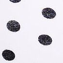Cotton Lace-Trim Lightly Lined Wireless Bra, White Dots, swatch