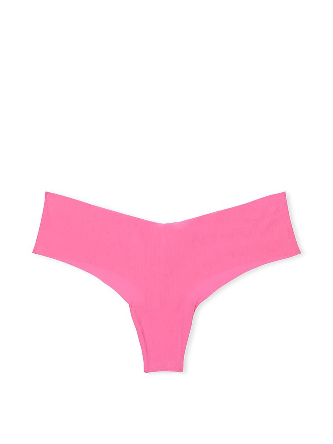 vs No-Show No-Show Ribbed Thong Panty Hollywood Pink 3 of 4 