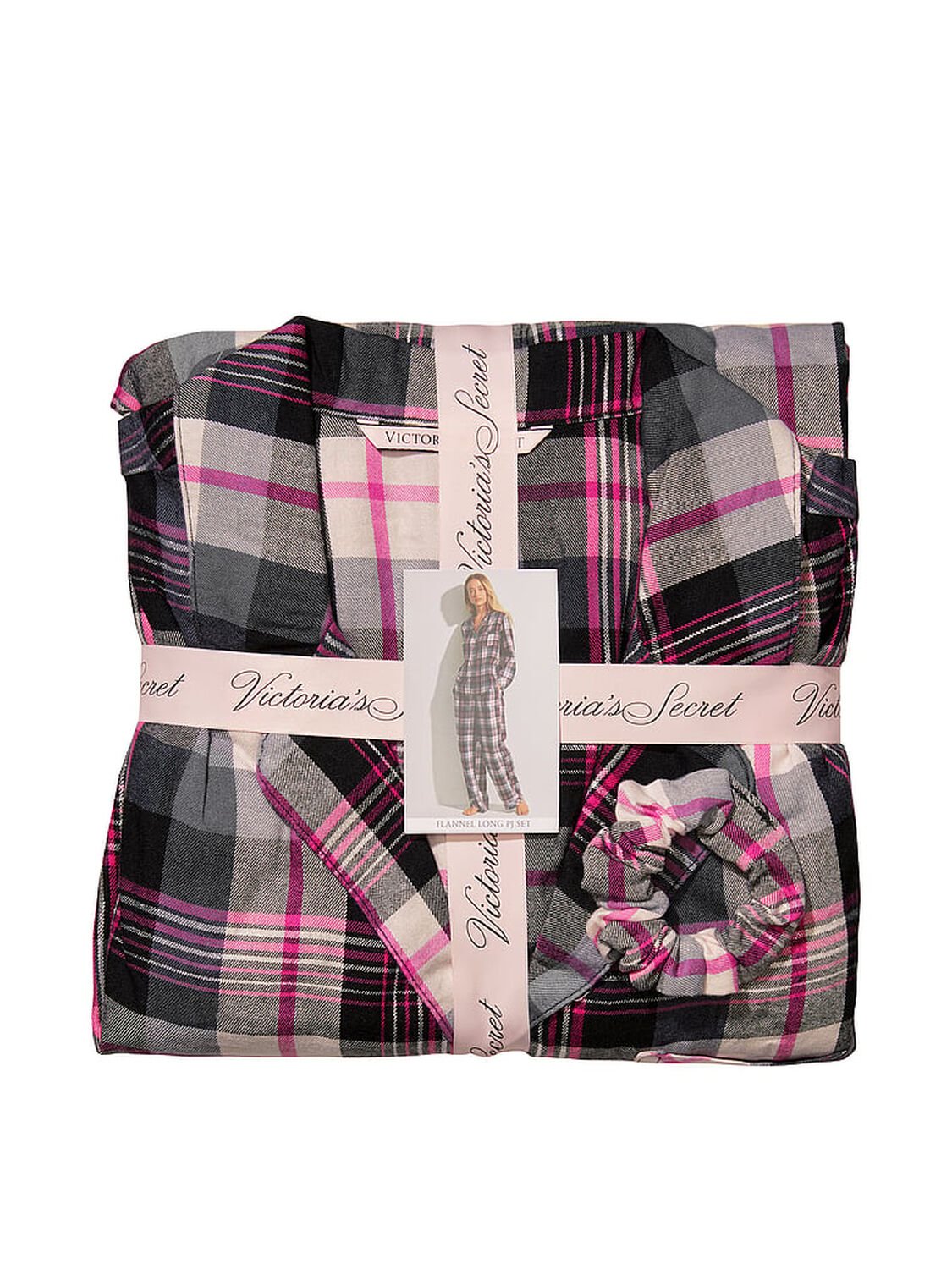 vs Victoria's Secret Flannel Long PJ Set 4 of 4 