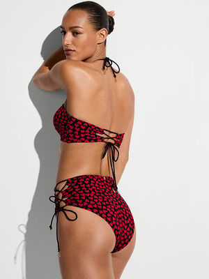 Twist Rope High-Waist Cheeky Bikini Bottom