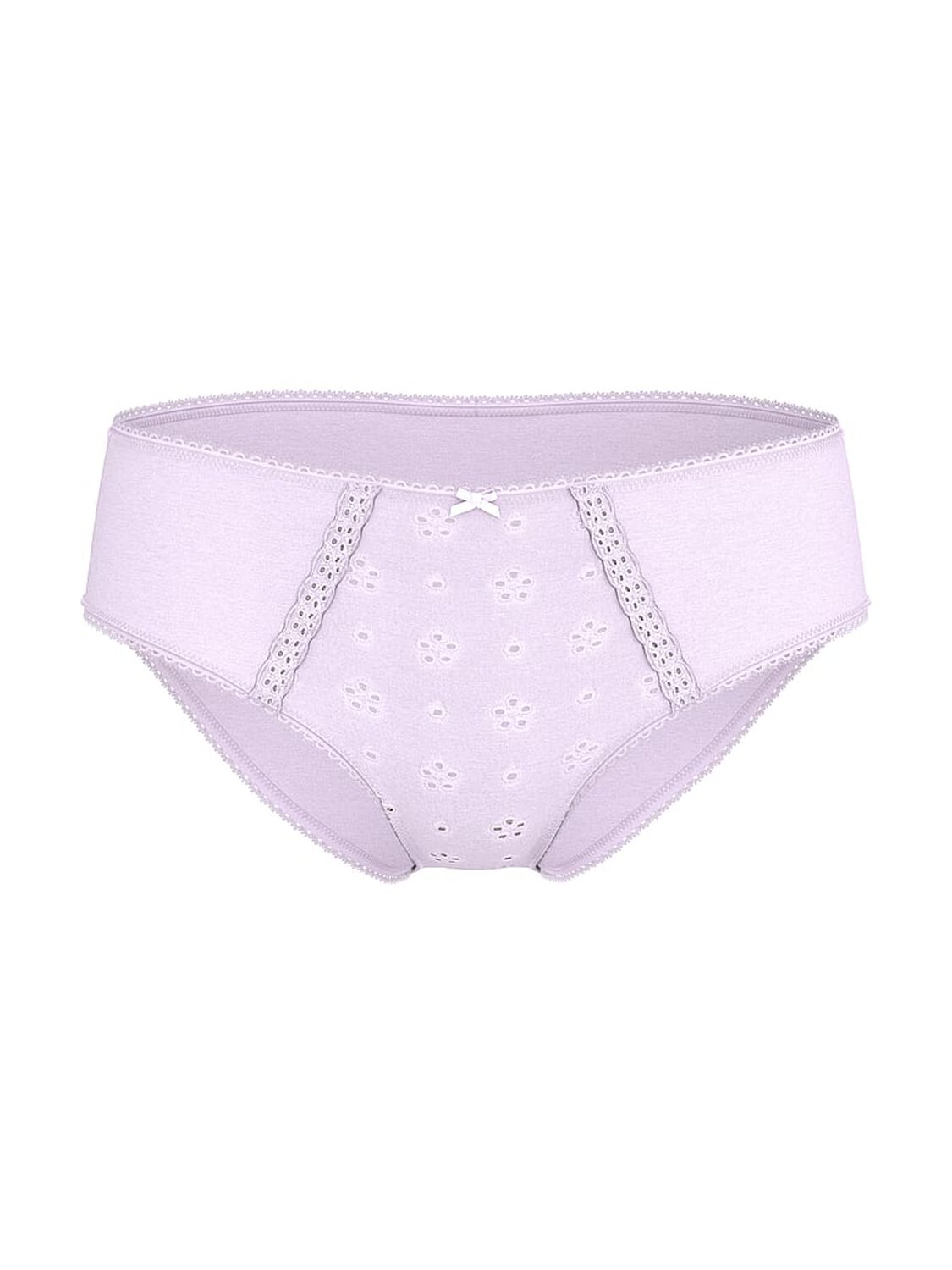 vs Victoria's Secret Stretch Cotton Eyelet Hiphugger Panty Delicate Violet 3 of 3 