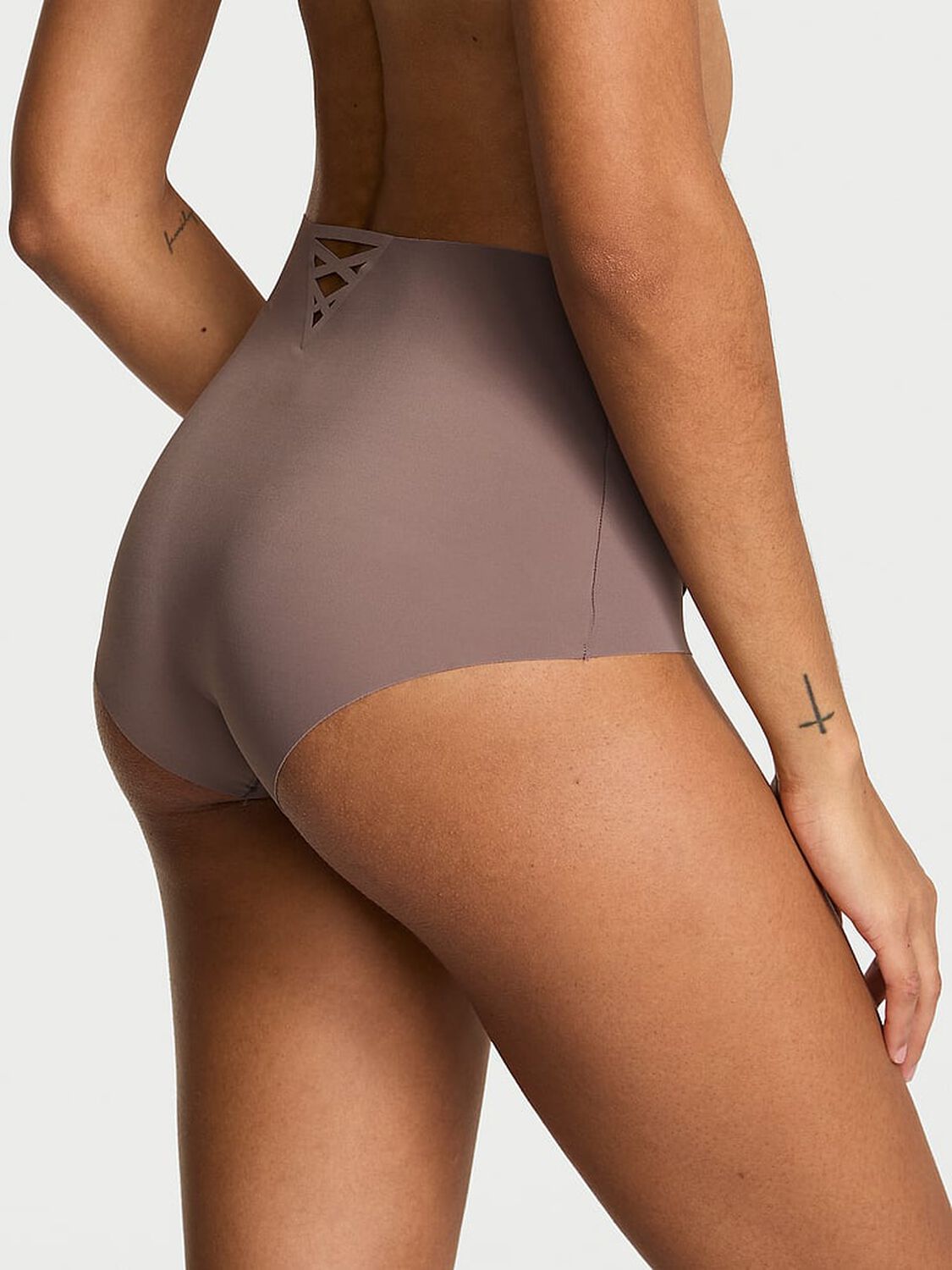 vs No-Show No-Show Strappy Modern Brief Panty Cloudy Grey 2 of 2 