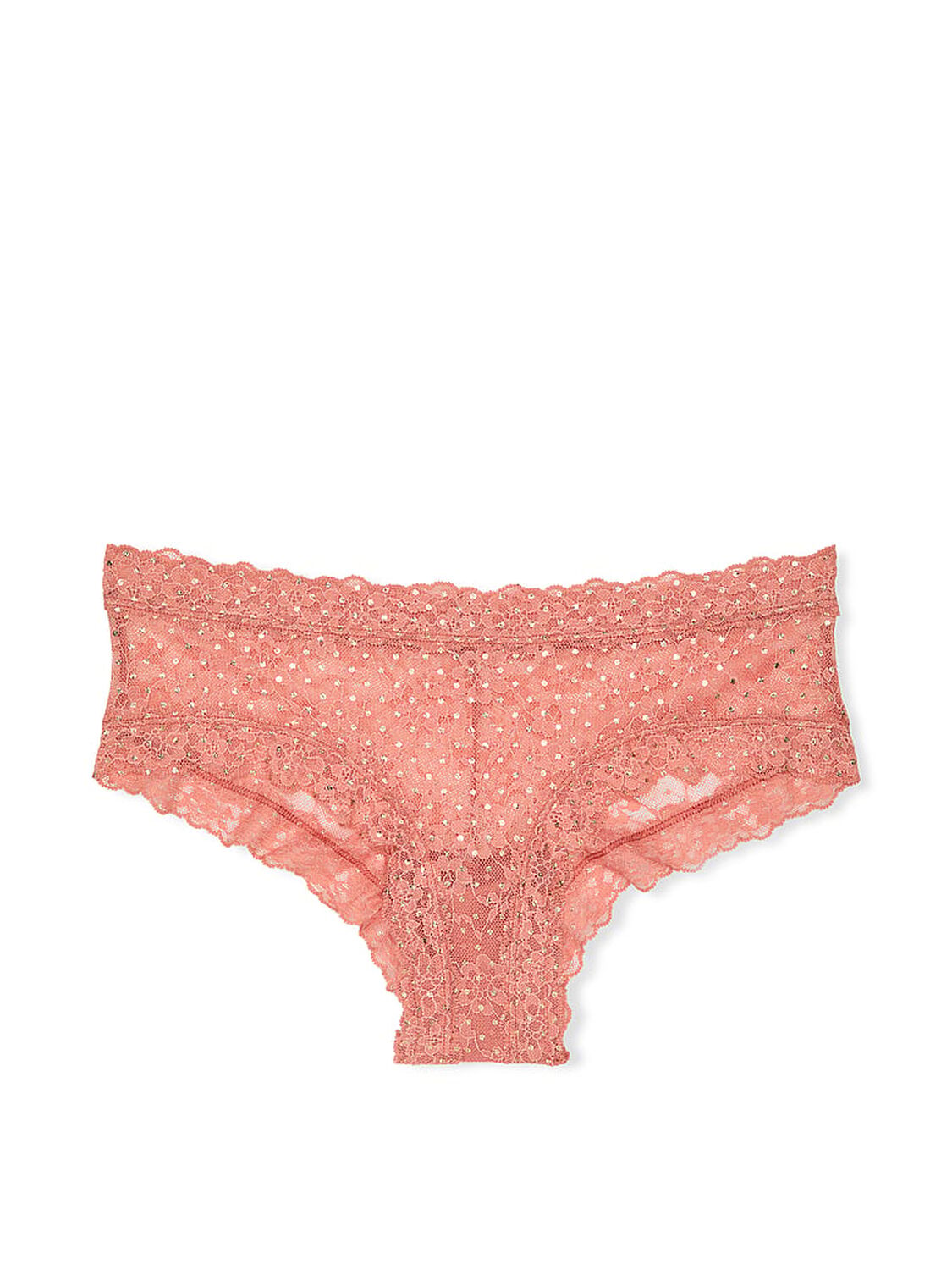 vs The Lacie Shimmer Lace Cheeky Panty Dutchess Pink Shimmer Dots 3 of 3 