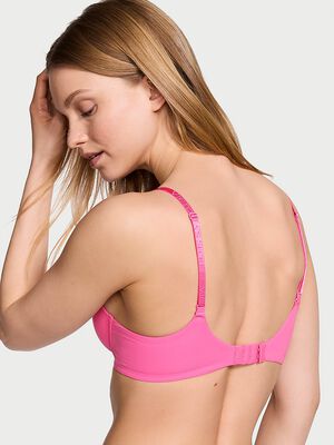 Lightly Lined Micro-Rib Demi Bra