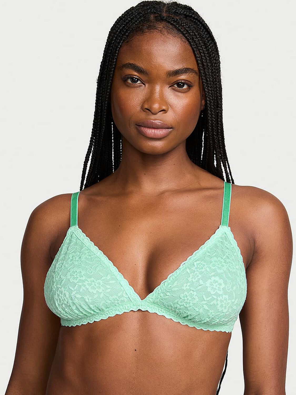 vs Victoria's Secret Lacie Unlined Triangle Bralette 1 of 3 