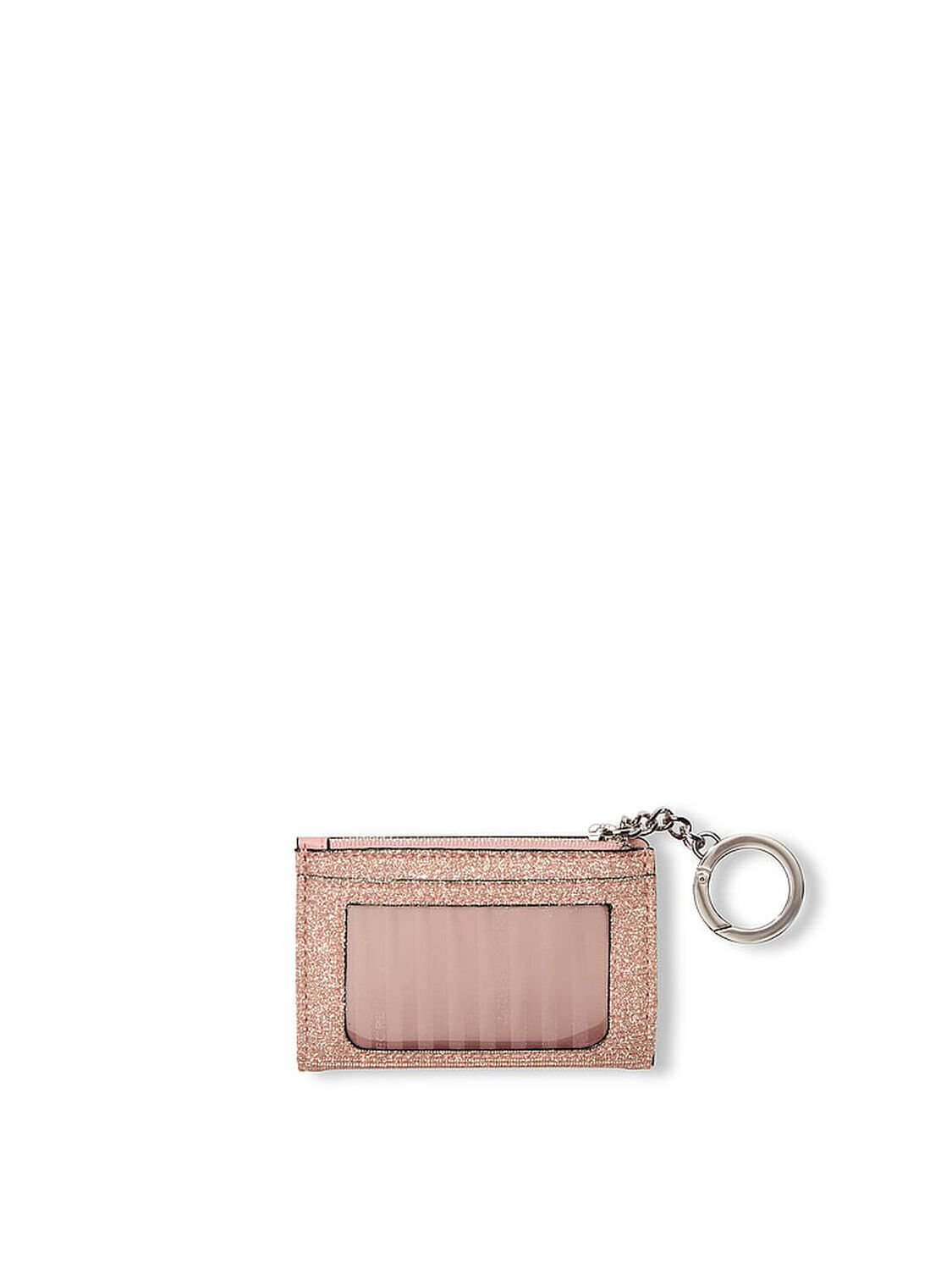 vs Victoria's Secret Foldover Card Case Keychain Rose Gold 2 of 3