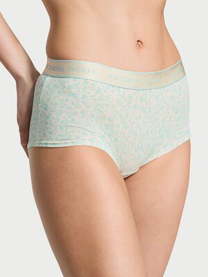 Logo Cotton Boyshort Panty
