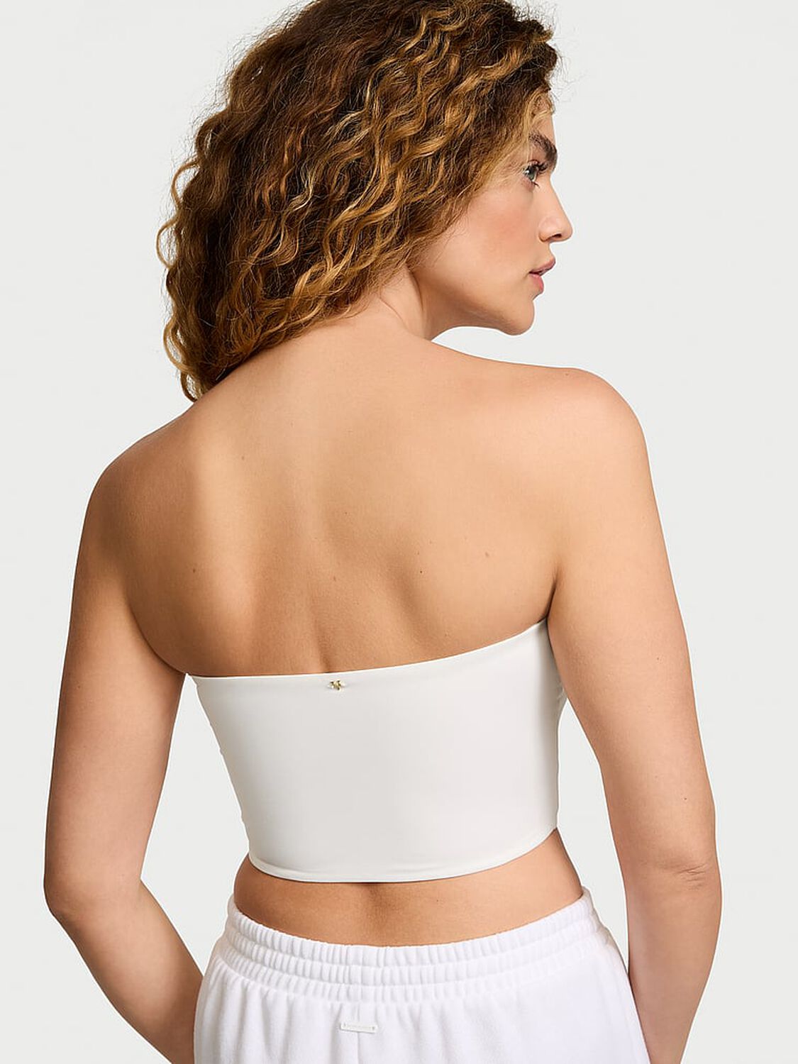 vs Victoria's Secret BODYWEAR by Victoria's Secret with FeatherSoft� Innovation Tube Top Coconut White 2 of 3 