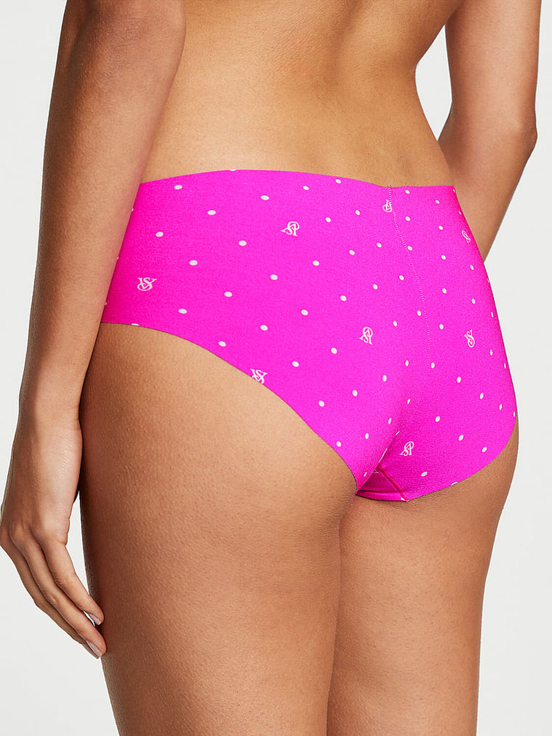 vs No-Show No-Show Hiphugger Panty Bali Orchid Logo Dots 2 of 3 