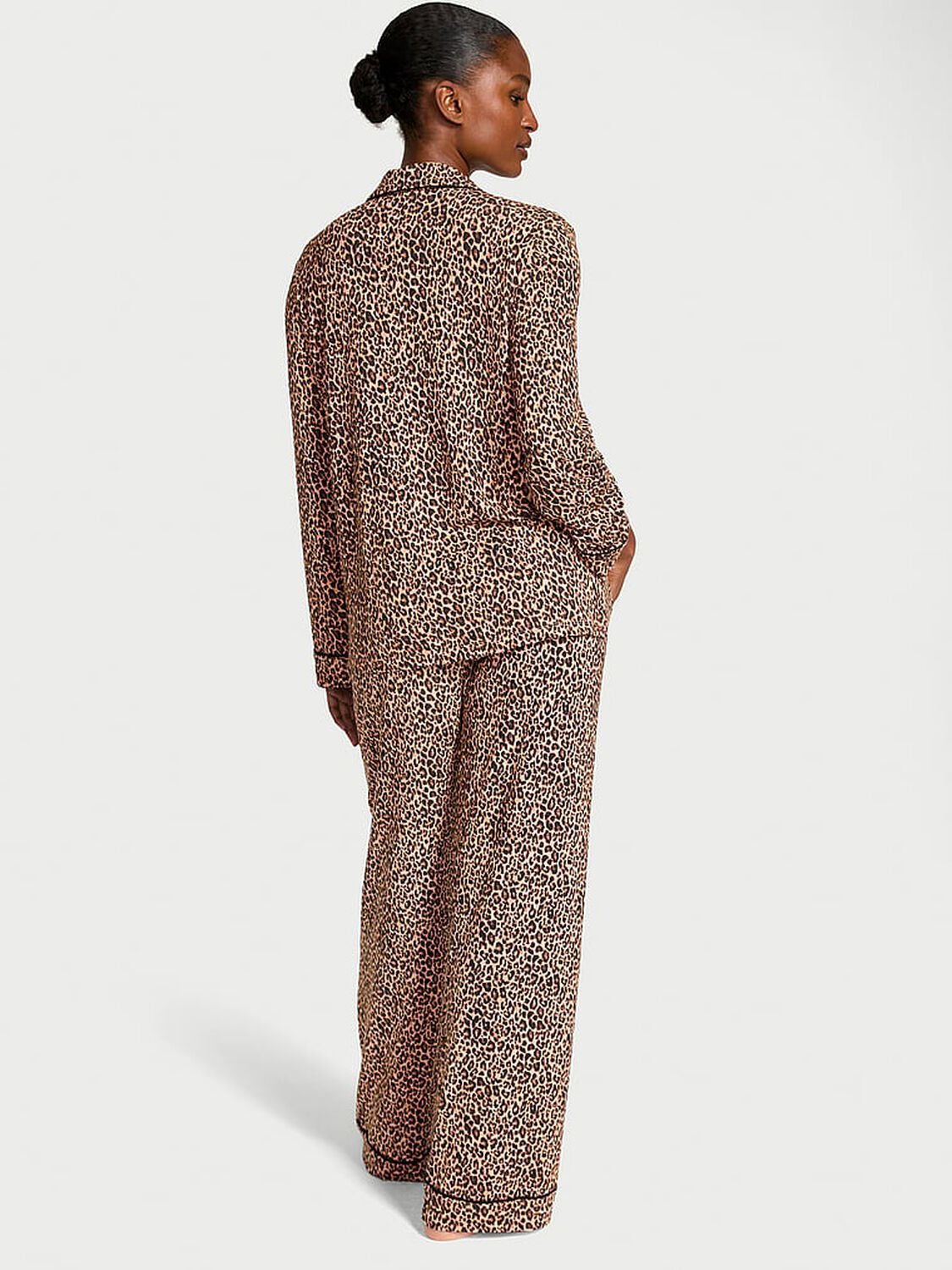 vs Victoria's Secret Modal Soft Long Pajama Set Print 2 of 3 