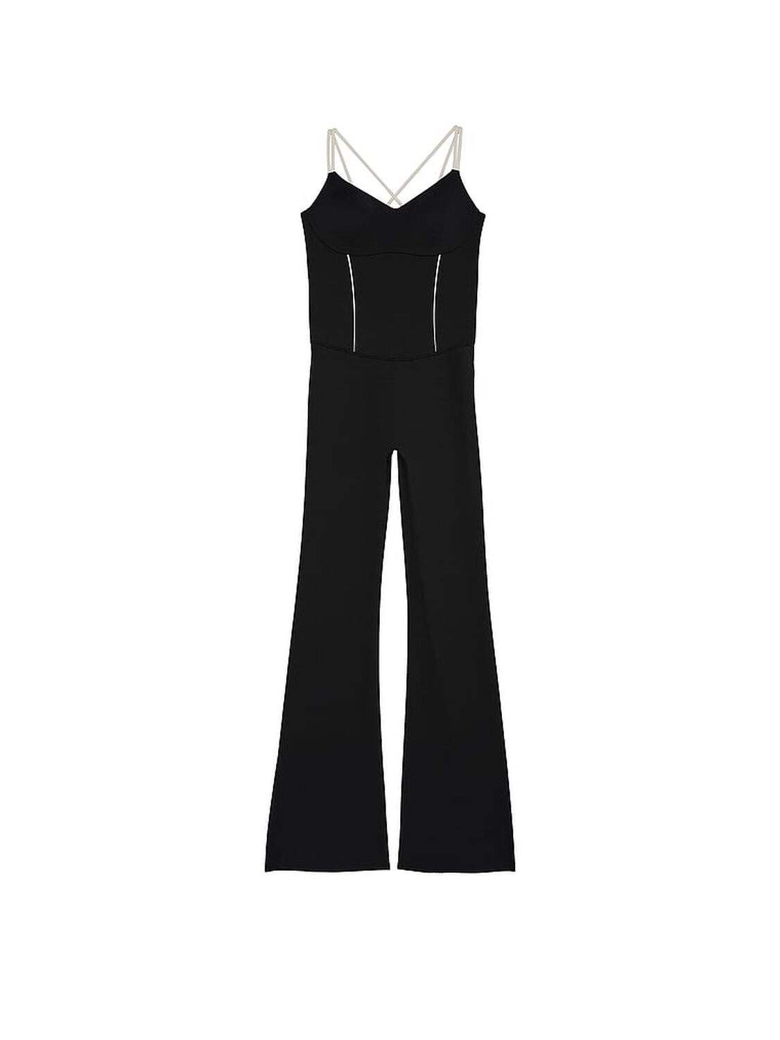 vs Vsx VSX Elevate Chroma Contours Flare Catsuit Black & Classic Plaster 3 of 3 