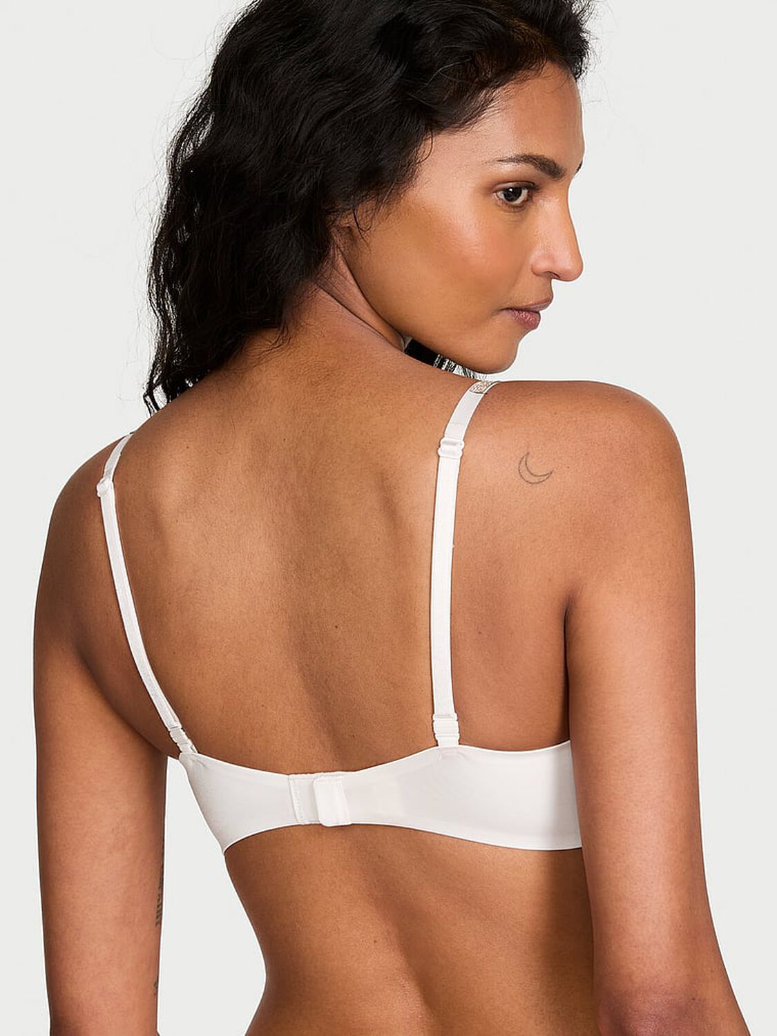 vs Very Sexy Bombshell Add-2-Cups Gradient Shine Strap Push-Up Bra Coconut White 2 of 3 