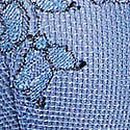 Bombshell Add-2-Cups Denim Rose Lace Push-Up Bra, Denim Blue, swatch
