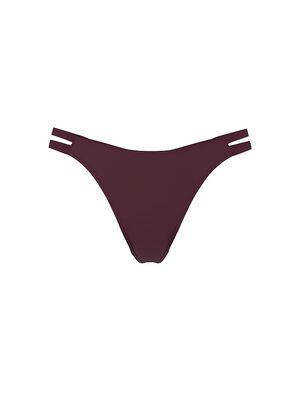 Double Shine Strap Smooth Thong Panty
