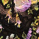 Lace Thong Panty, Black Blooms, swatch