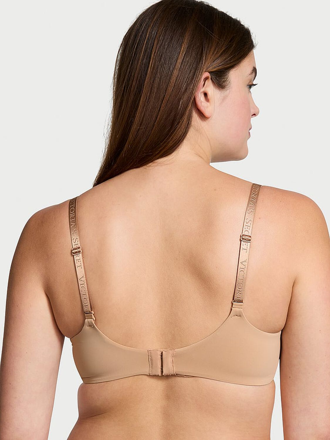 vs The T-Shirt Lightly Lined Smooth Demi Bra Praline 2 of 3 